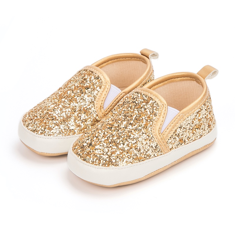 Baby girl hot sale gold moccasins